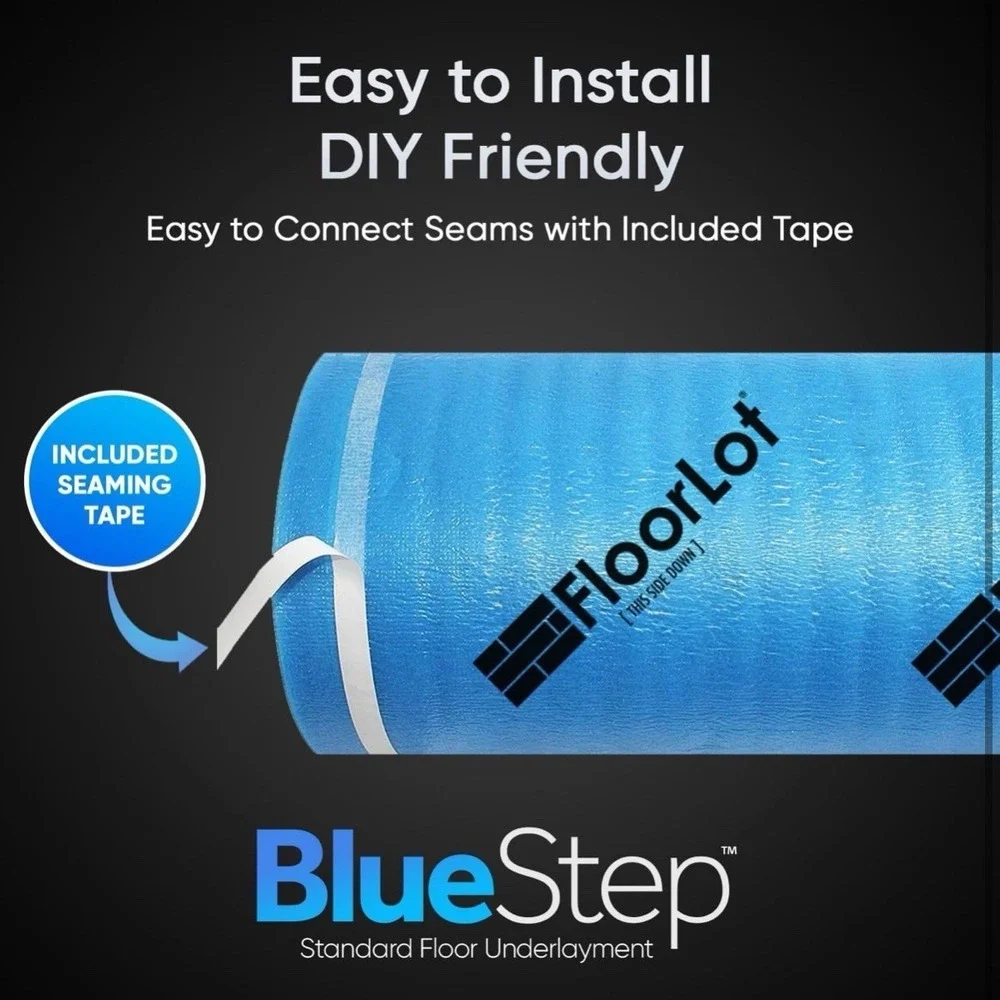 Floorlot BlueStep 3mm Underlayment 200‎ sq ft for Laminate Engineered Floors